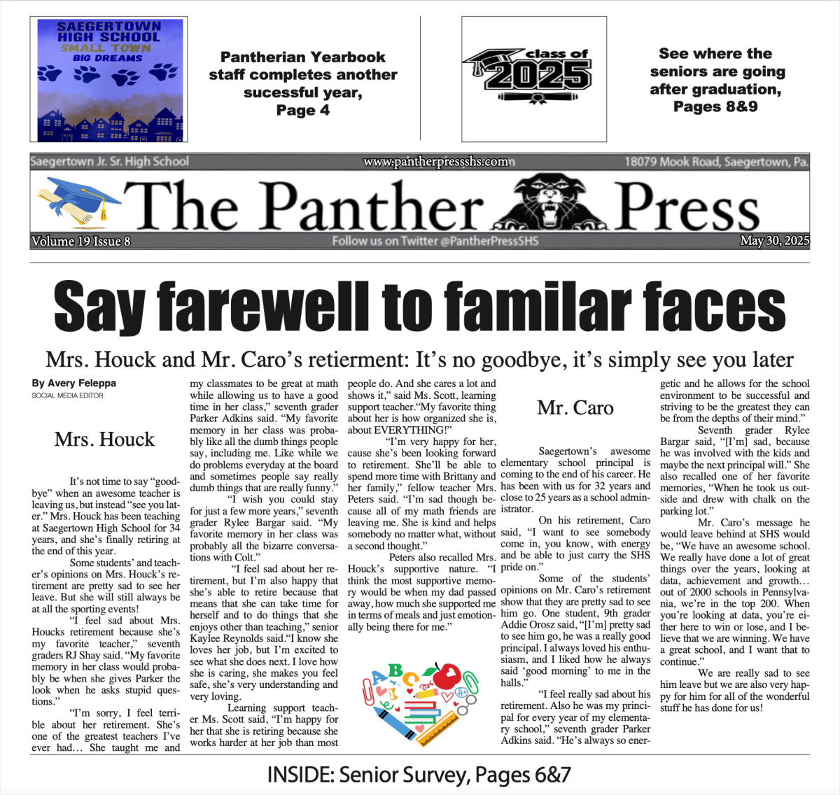 Senior Issue: Volume 19, Issue 8